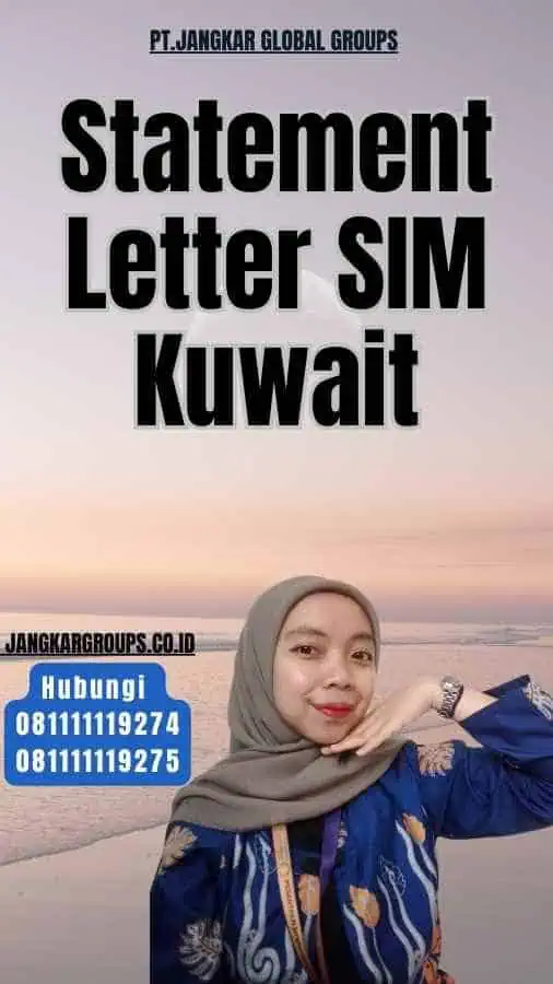 Statement Letter SIM Kuwait