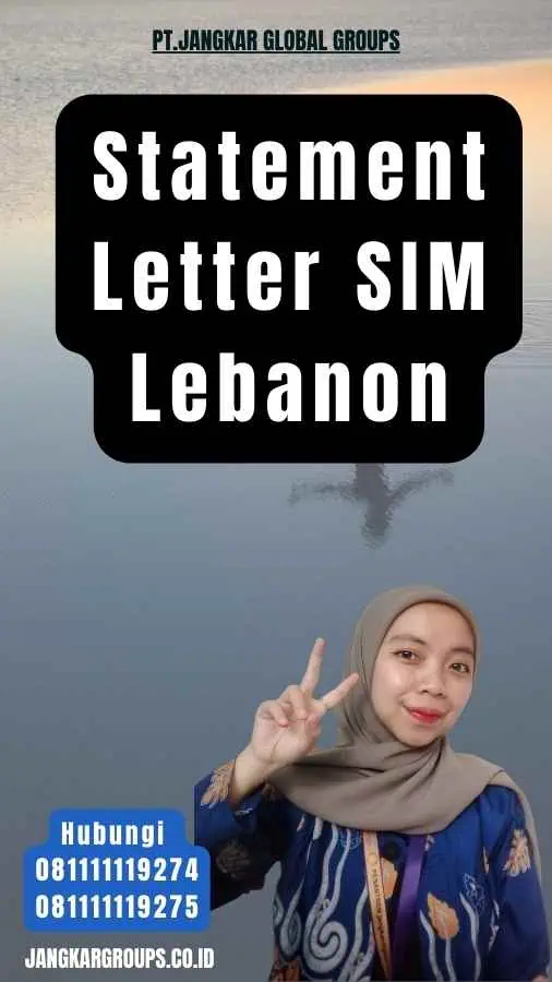 Statement Letter SIM Lebanon