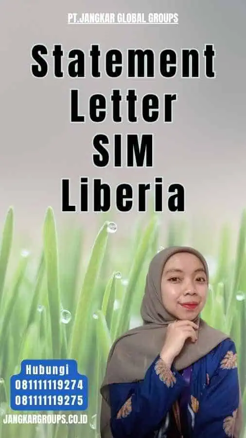 Statement Letter SIM Liberia