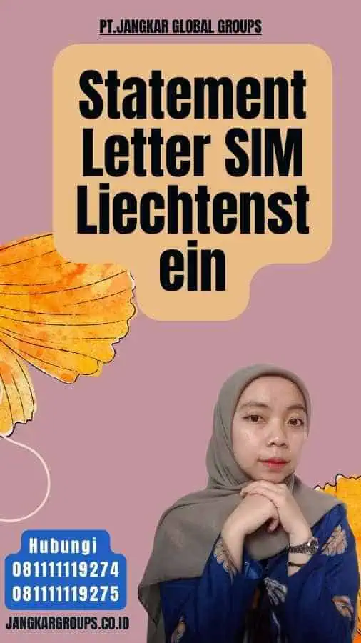 Statement Letter SIM Liechtenstein