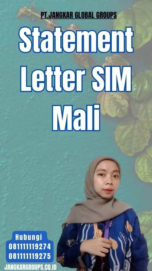 Statement Letter SIM Mali