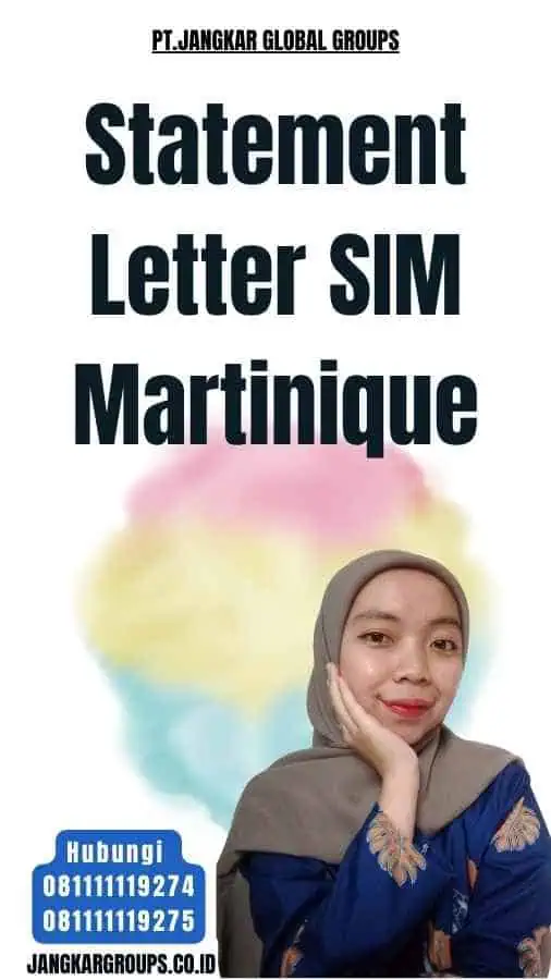 Statement Letter SIM Martinique