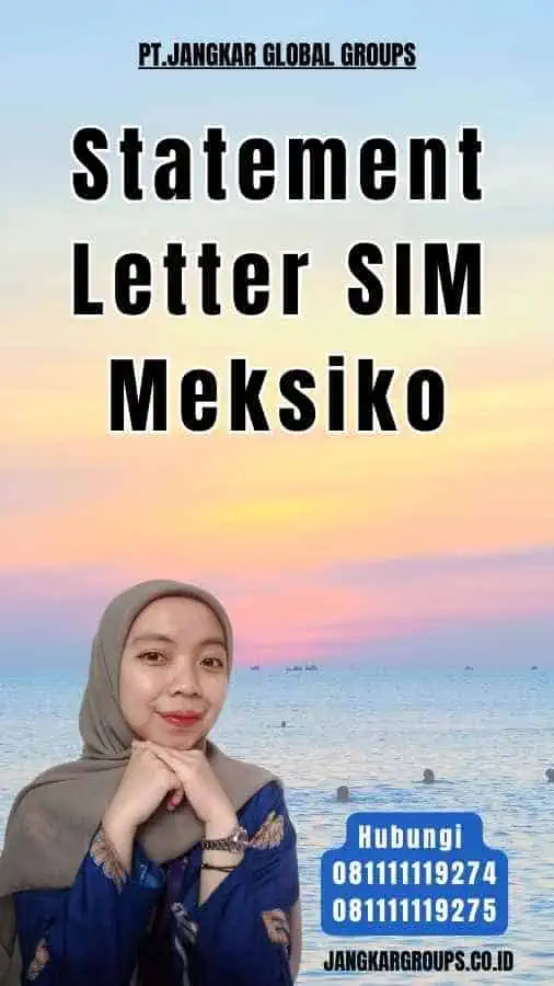 Statement Letter SIM Meksiko