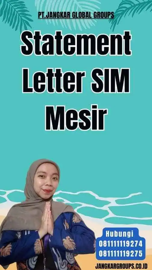 Statement Letter SIM Mesir