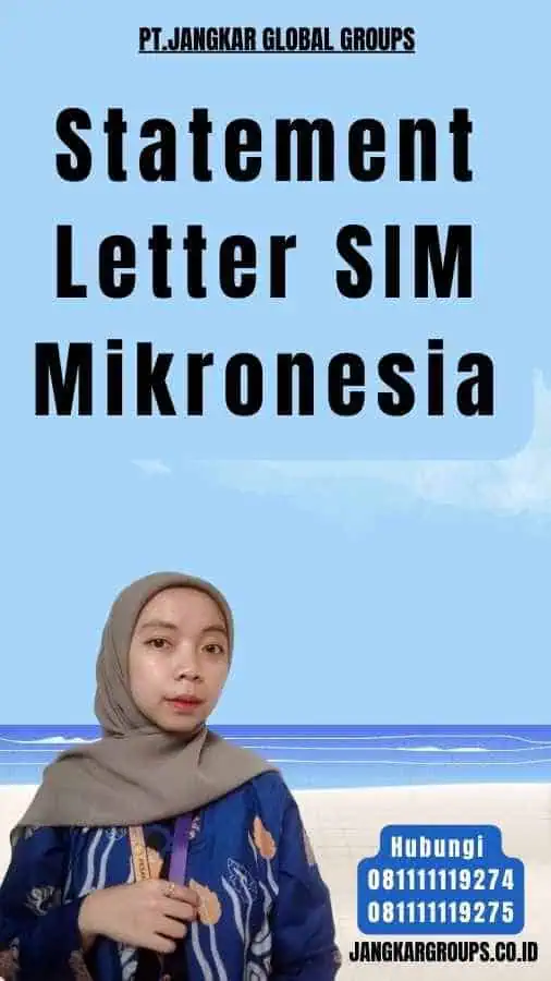 Statement Letter SIM Mikronesia