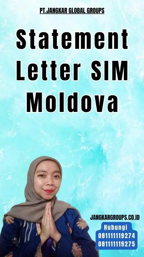 Statement Letter SIM Moldova