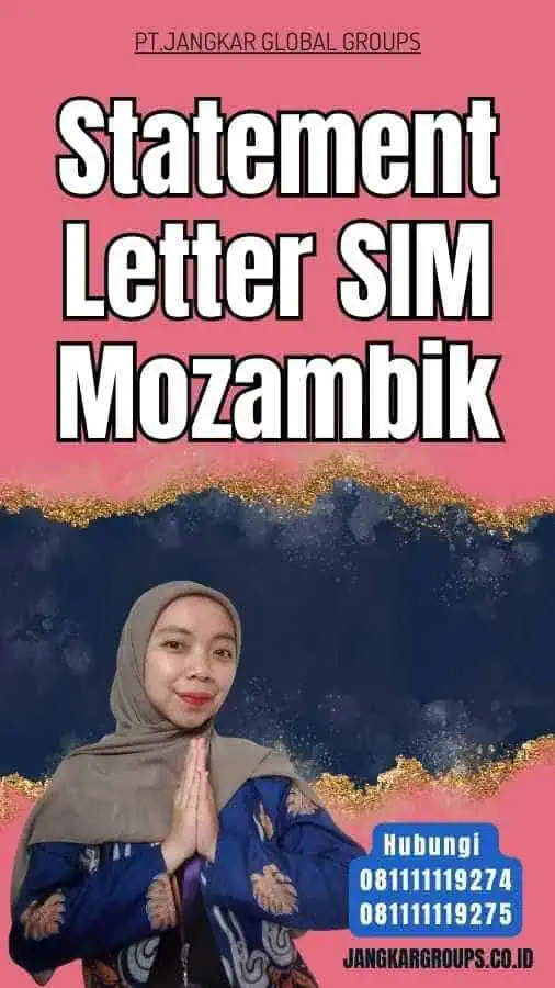 Statement Letter SIM Mozambik