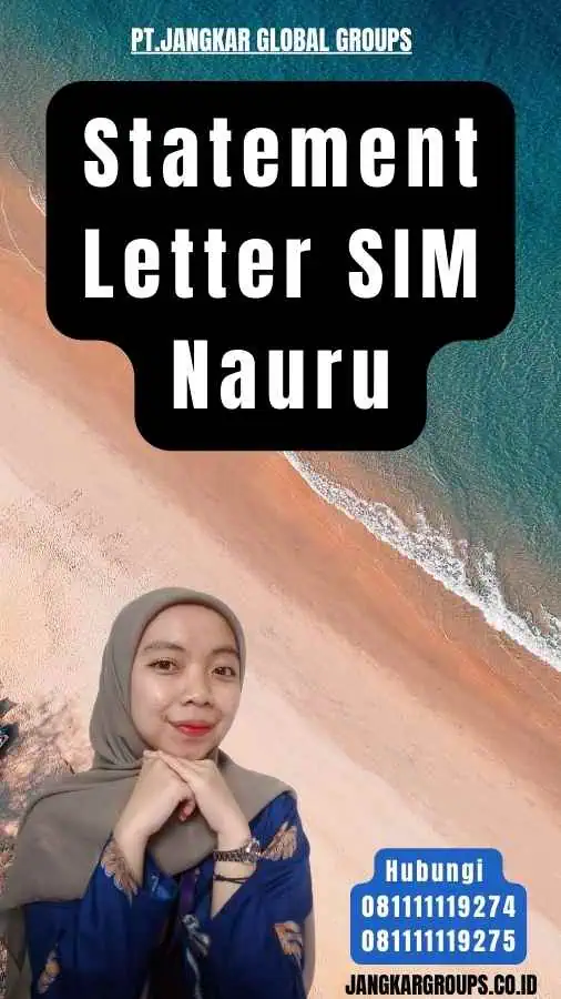 Statement Letter SIM Nauru