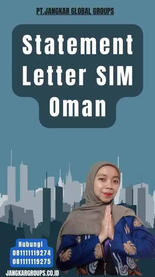 Statement Letter SIM Oman