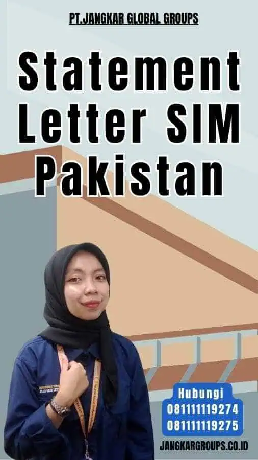 Statement Letter SIM Pakistan