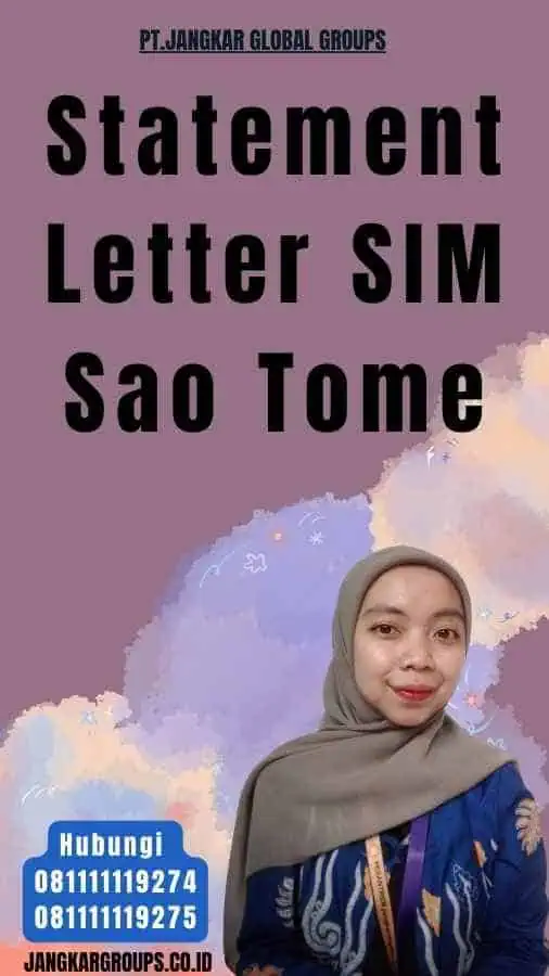 Statement Letter SIM Sao Tome