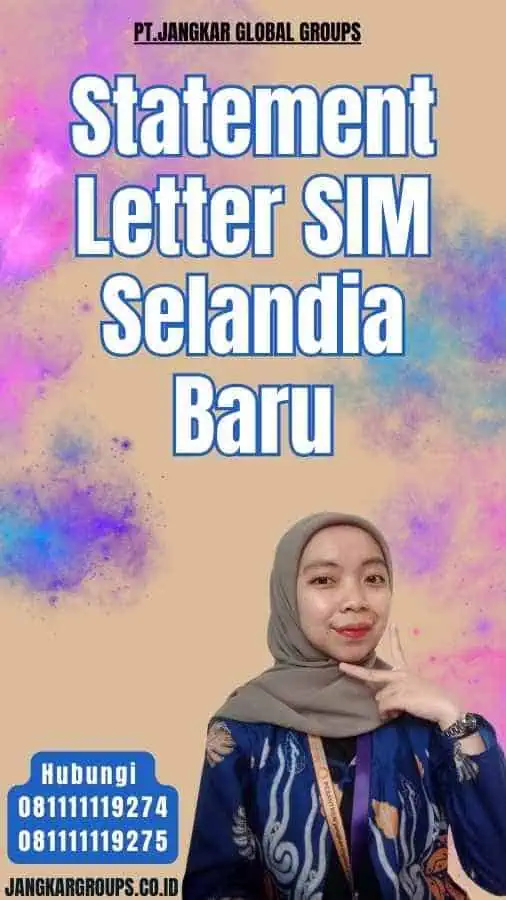 Statement Letter SIM Selandia Baru