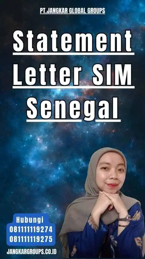 Statement Letter SIM Senegal