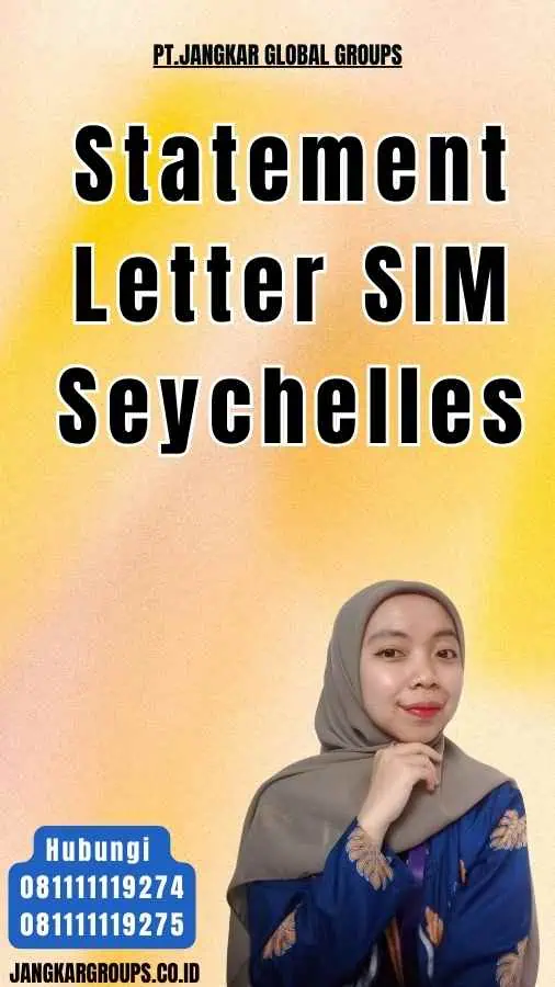 Statement Letter SIM Seychelles