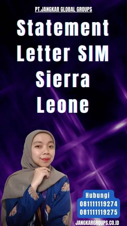 Statement Letter SIM Sierra Leone