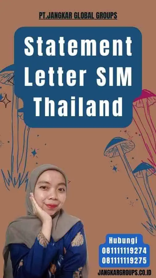 Statement Letter SIM Thailand