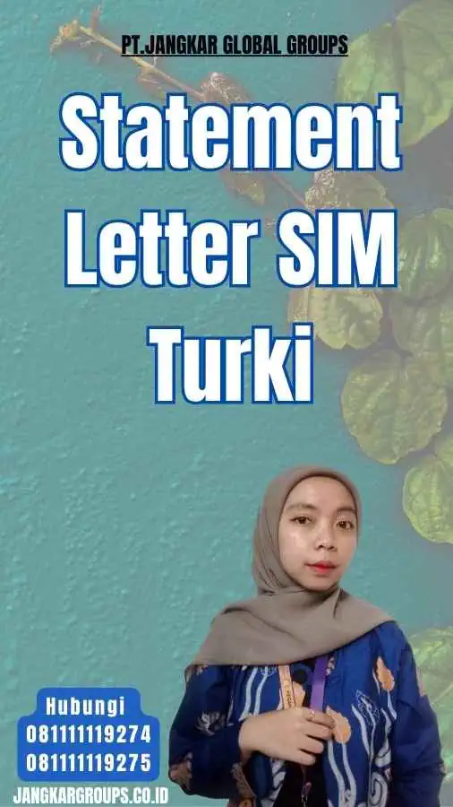 Statement Letter SIM Turki