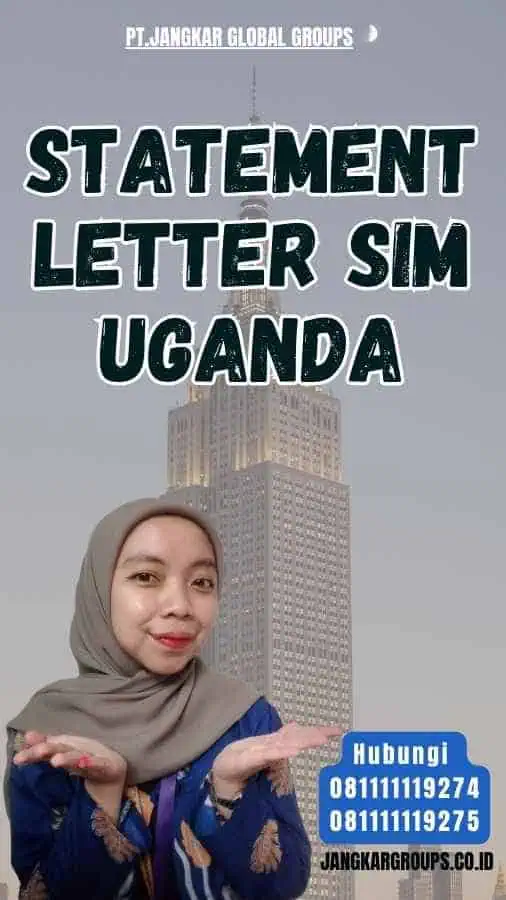 Statement Letter SIM Uganda