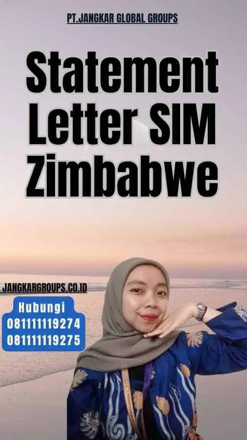 Statement Letter SIM Zimbabwe