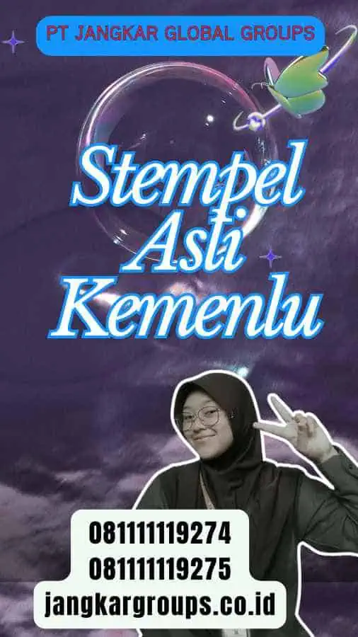 Stempel Asli Kemenlu