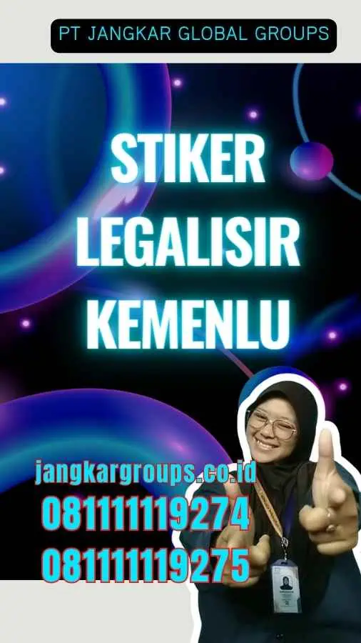 Stiker Legalisir Kemenlu