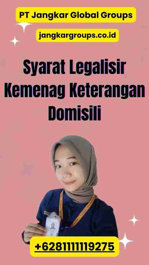 Syarat Legalisir Kemenag Keterangan Domisili