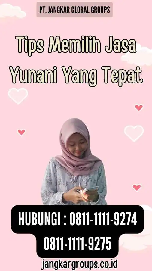 Tips Memilih Jasa Yunani Yang Tepat