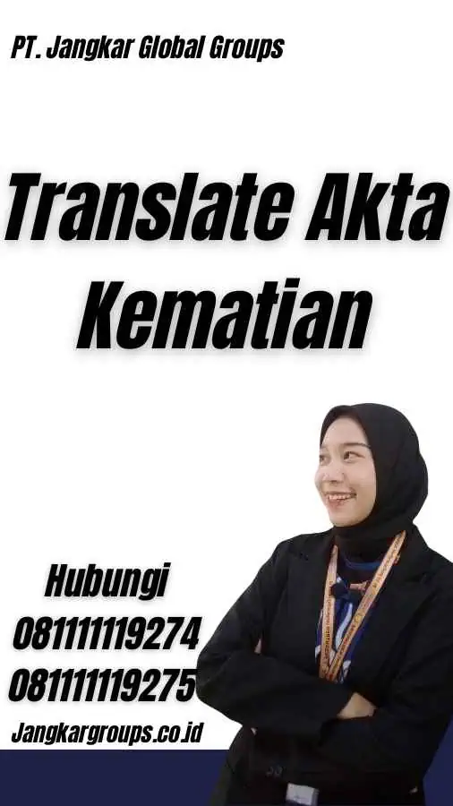 Translate Akta Kematian