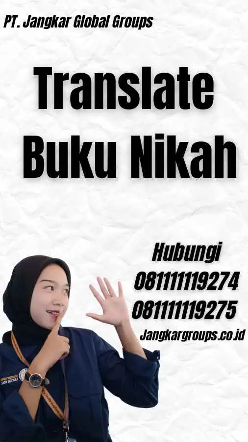 Translate Buku Nikah