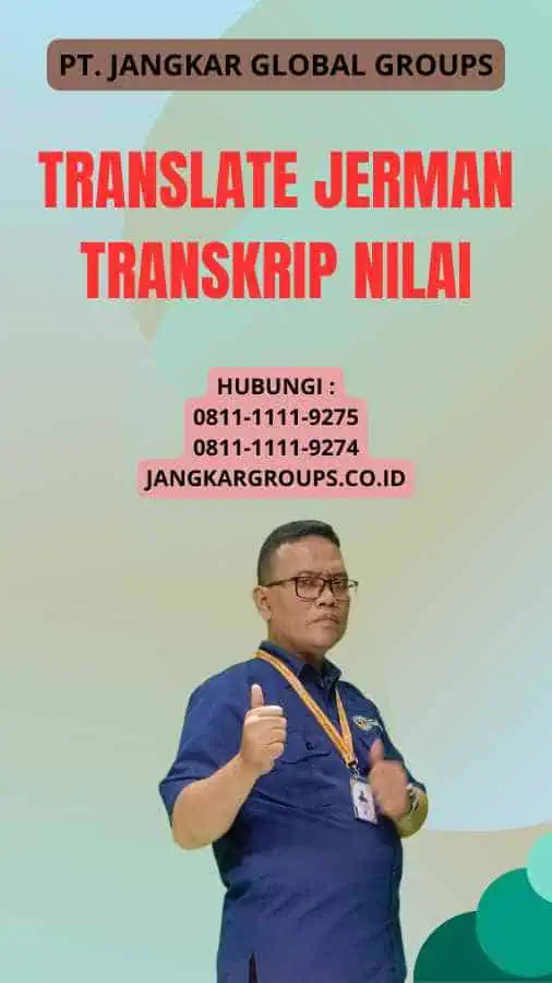 Translate Jerman Transkrip Nilai