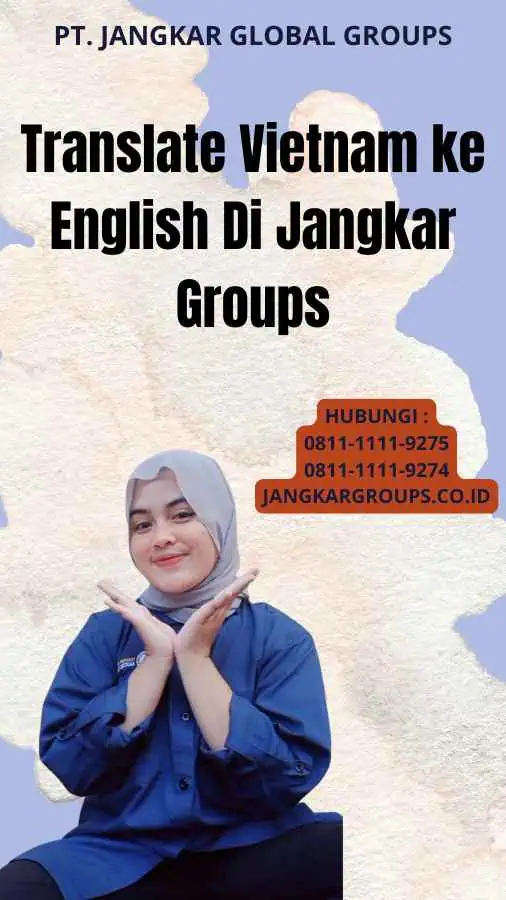 Translate Vietnam ke English Di Jangkar Groups