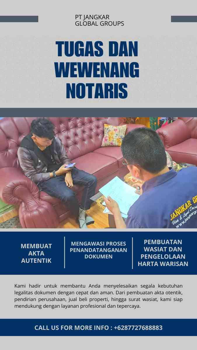 Tugas dan Wewenang Notaris