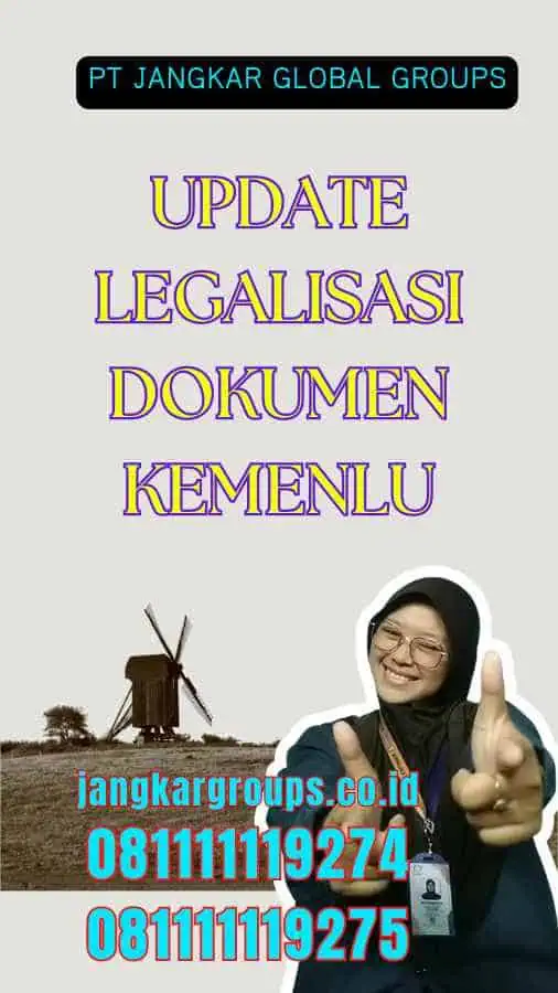 Update Legalisasi Dokumen Kemenlu