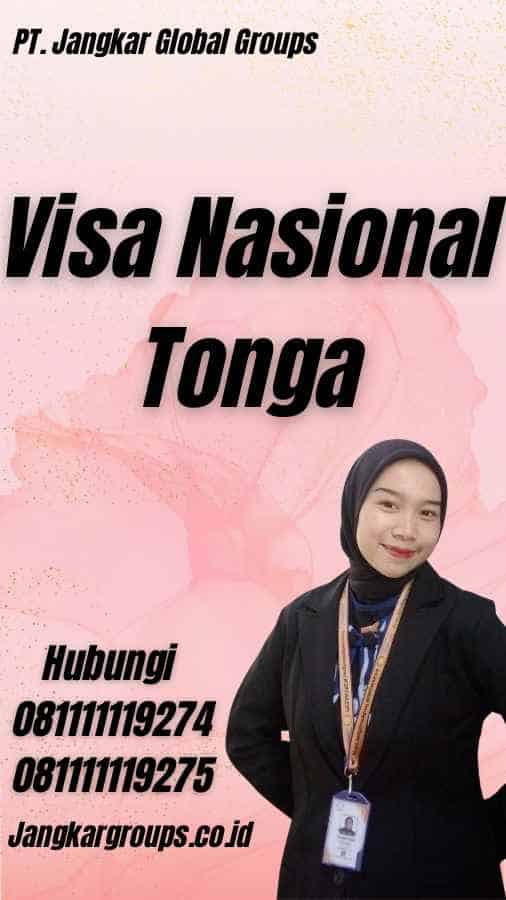 Visa Nasional Tonga