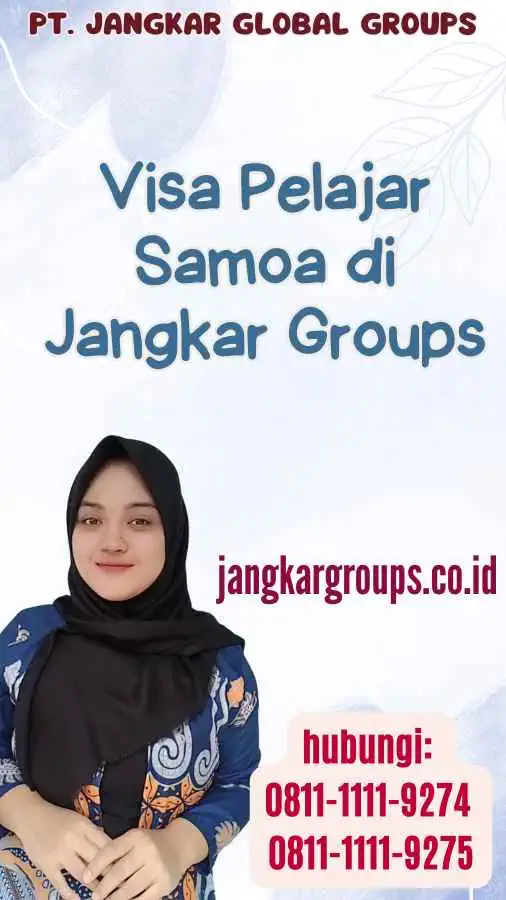 Visa Pelajar Samoa di Jangkar Groups