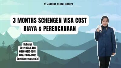 3 Months Schengen Visa Cost Biaya & Perencanaan