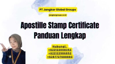 Apostille Stamp Certificate Panduan Lengkap