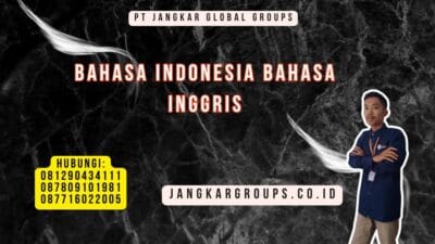 Bahasa Indonesia Bahasa Inggris