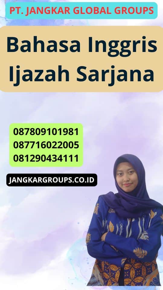 Bahasa Inggris Ijazah Sarjana