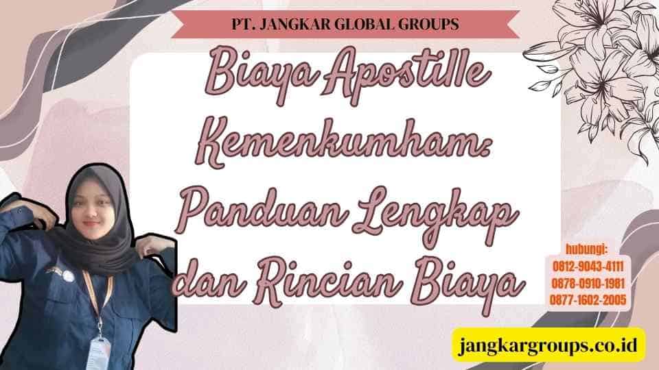 Biaya Apostille Kemenkumham Panduan Lengkap dan Rincian Biaya