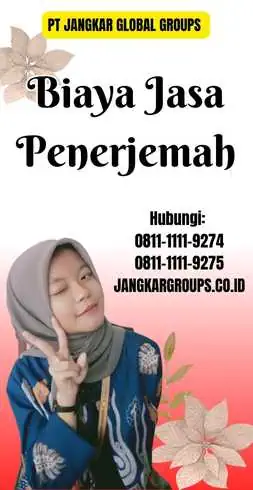 Biaya Jasa Penerjemah