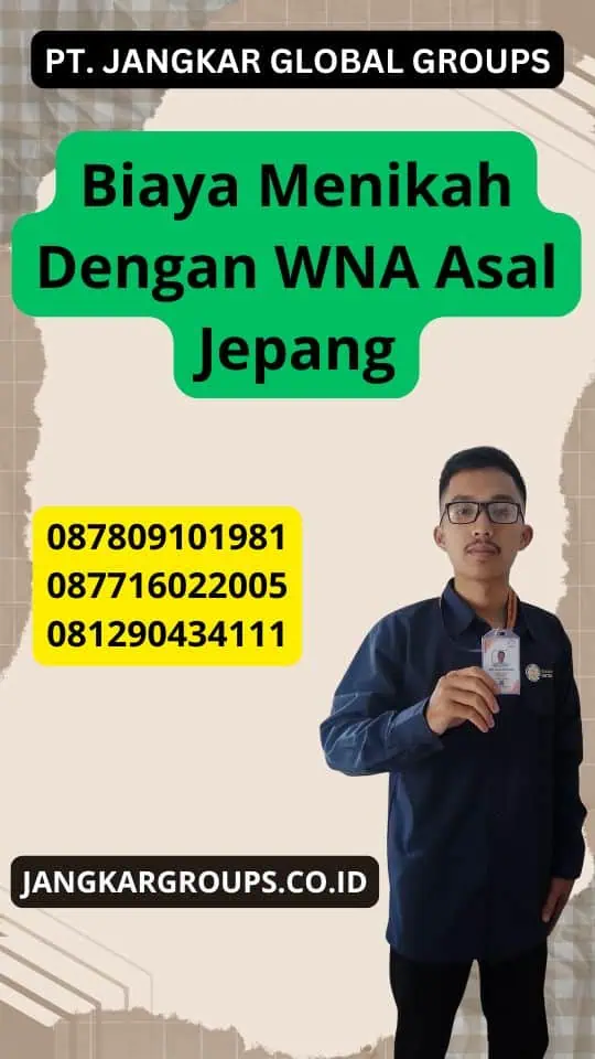 Biaya Menikah Dengan WNA Asal Jepang