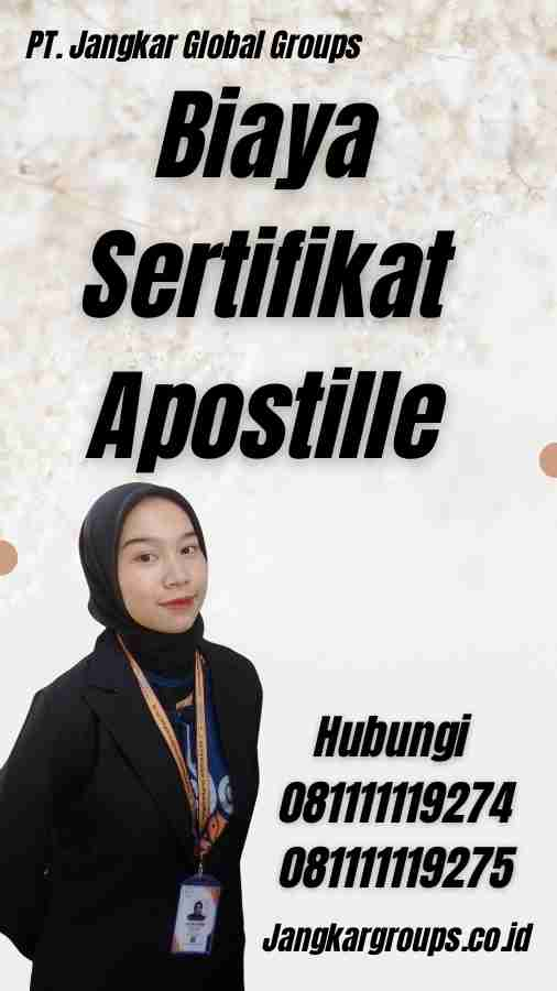 Biaya Sertifikat Apostille