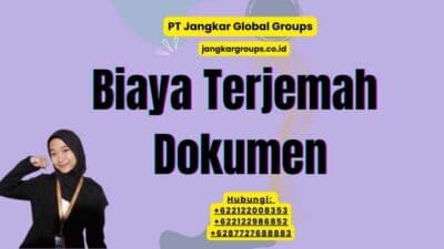 Biaya Terjemah Dokumen