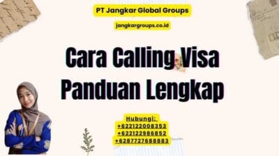 Cara Calling Visa Panduan Lengkap