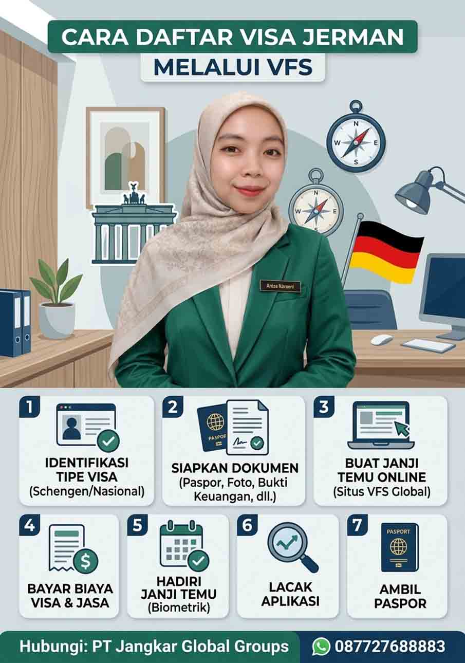 Cara Daftar Visa Jerman Melalui VFS Cara Daftar Visa Jerman Melalui VFS
