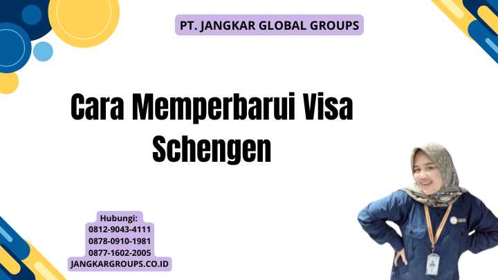 Cara Memperbarui Visa Schengen