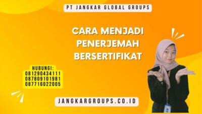 Cara Menjadi Penerjemah Bersertifikat