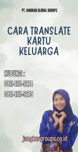 Cara Translate Kartu Keluarga