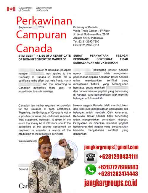 Contoh CNI Canada